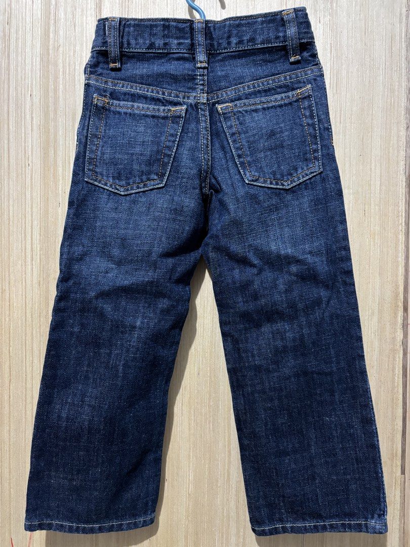 Preloved GAP Toddler Denim Pants 4YO (Category: Babies & Kids Fashion) located in Quezon City. Submitted by delighted_area (Listing ID 1445051198, Image 3). Description: Preloved and in great condition. Decluttering Size: 4YO.