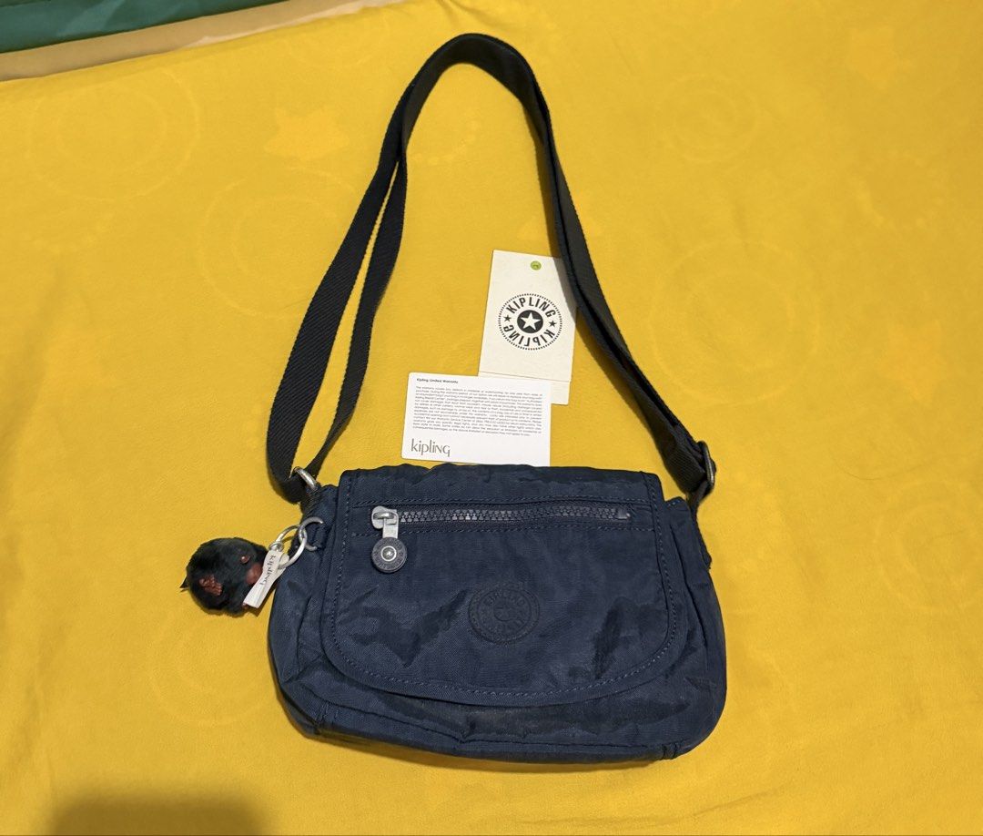 Preloved Original kipling Sabian True Blue Tonal (Category: Cross-body Bags) located in Cebu City. Submitted by au_dy008 (Listing ID 1445067906, Image 2). Description: personal preloved with tag price us bought no flaws used once.