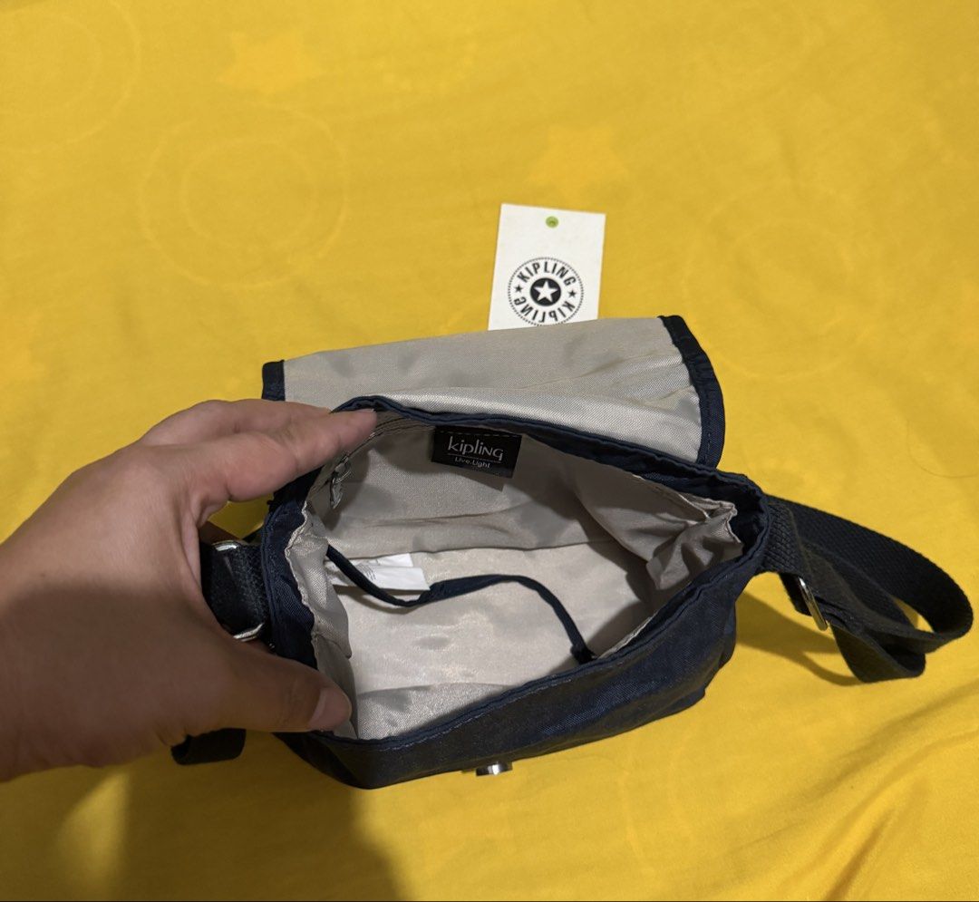 Preloved Original kipling Sabian True Blue Tonal (Category: Cross-body Bags) located in Cebu City. Submitted by au_dy008 (Listing ID 1445067906, Image 3). Description: personal preloved with tag price us bought no flaws used once.