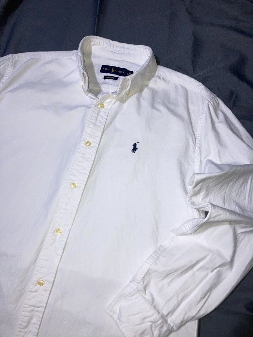 RALPH LAUREN OXFORD POLO (Category: Luxury Apparel) located in Naga. Submitted by wwy3ips (Listing ID 1445231667, Image 3). Description: RALPH LAUREN OXFORD POLO XL ON TAG - 22.5 WIDTH - 29 LENGTH - EXCELLENT CONDITION - 9.5/10 COLOR RATE - NO ISSUE .