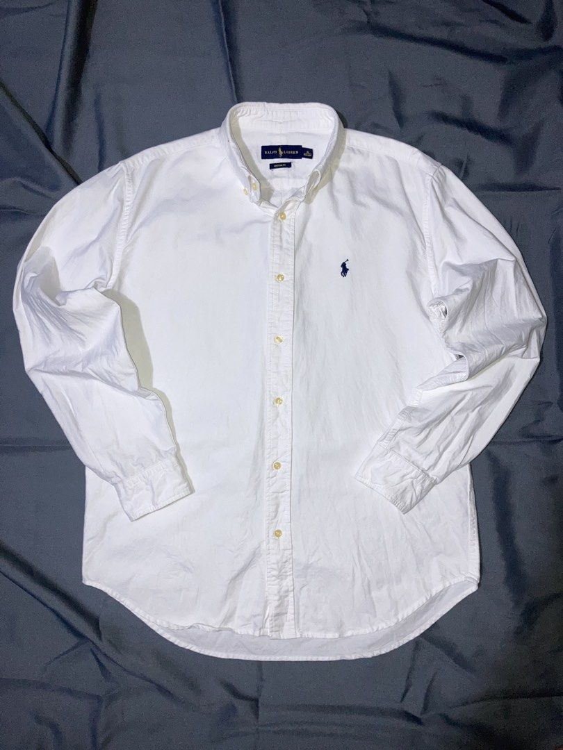RALPH LAUREN OXFORD POLO (Category: Luxury Apparel) located in Naga. Submitted by wwy3ips (Listing ID 1445231667, Image 1). Description: RALPH LAUREN OXFORD POLO XL ON TAG - 22.5 WIDTH - 29 LENGTH - EXCELLENT CONDITION - 9.5/10 COLOR RATE - NO ISSUE .