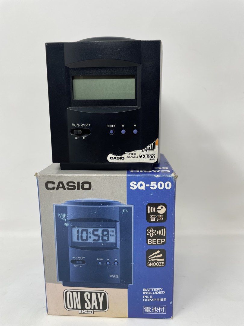 Rare Casio Talking Desk Clock Original From Japan (Category: Clocks) located in Tagum. Submitted by tommyfindstagum (Listing ID 1445043299, Image 1). Description: For sale: Rare Casio Talking Desk Clock Original From Japan In good working condition 650 pesos only Tagum city location, can ship anywhere through Flash or J&T.