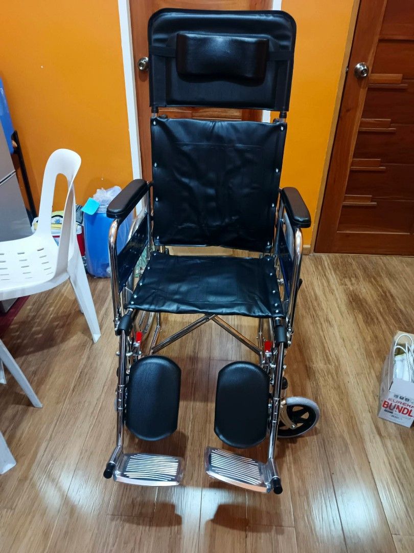 Reclining wheelchair recline (Category: Wheelchairs) located in Manila. Submitted by cattleyaro61723 (Listing ID 1445232486, Image 1). Description: we accept bulk orders brandnew affordable onhand negotiable good quality and condition open for pick up and delivery high quality we also sell many medical supplies call me 09268225723 cod,gcash,bank transfer lifetime time free service.