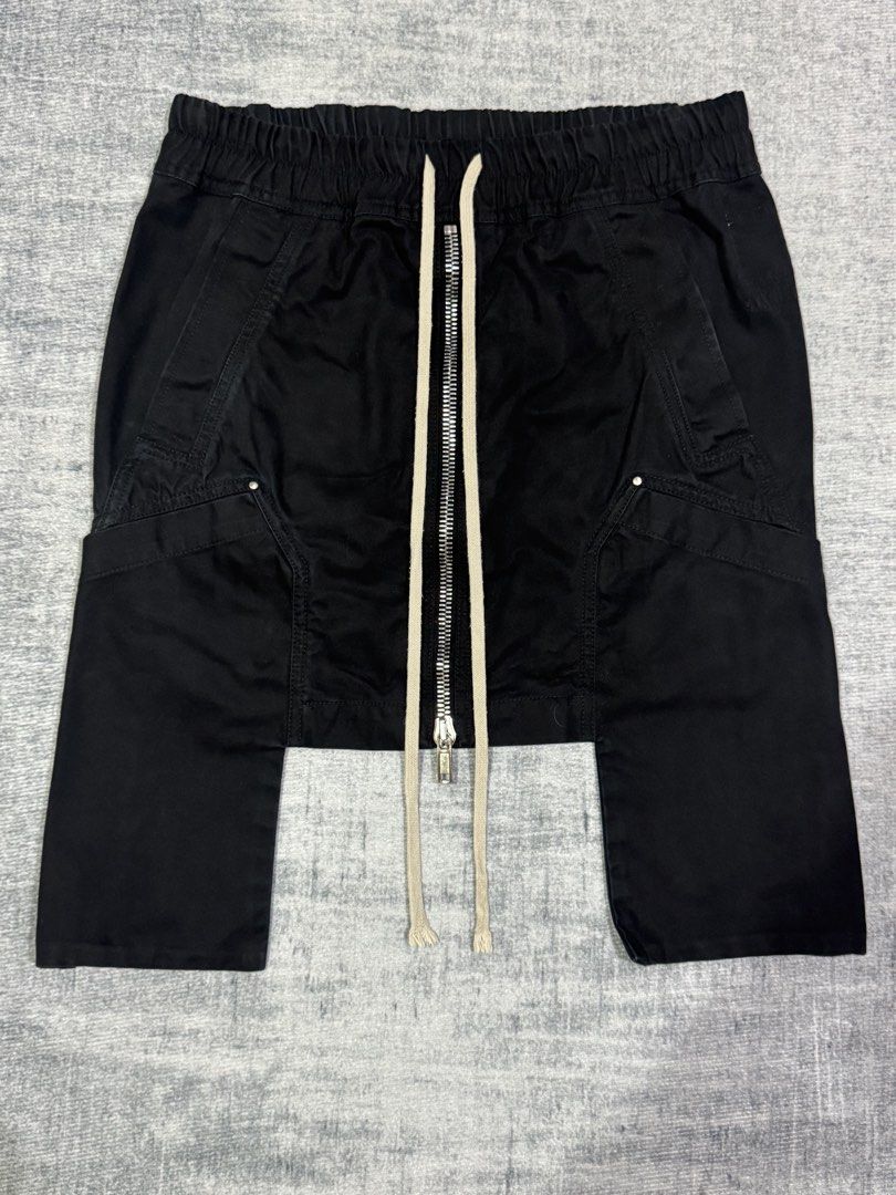 Rick Owens - DRKSHDW - Cargo Skirt (Category: Other Bottoms) located in Manila. Submitted by members-only (Listing ID 1445232816, Image 2). Description: Rick Owens Drkshdw Cargo Skirt Tagged size: 2 Very good condition No issue Made In Italy 💯Authentic Measurements: Waistline - 28 stretch up to 30 Length - 20" inches .