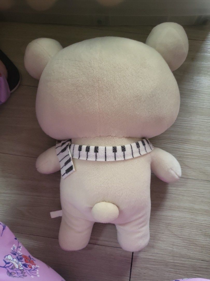 Rilakkuma with piano scarf (Category: Scarves) located in Caloocan City. Submitted by lynette1977 (Listing ID 1445137133, Image 2). Description: - Features a cute scarf with piano key design - Ideal for cuddling or as a decorative piece - Approximately [insert size here if known] in size.