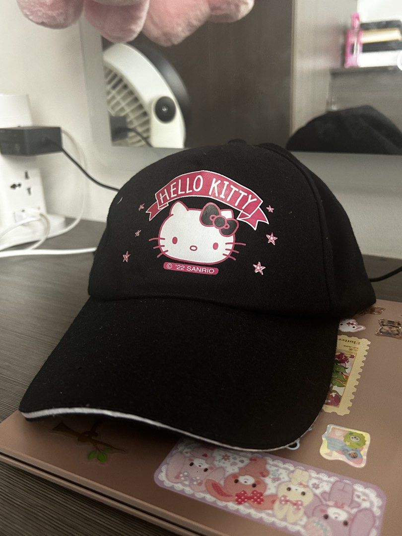 Sanrio Hello Kitty Cap (Category: Caps & Hats) located in Marikina City. Submitted by anglef1sh (Listing ID 1445117309, Image 1). Description: *ੈ✩‧₊˚༺☆༻*ੈ✩‧₊˚ (costumer shoulders sf) ── .✦ 🪽𓂃⋆.˚ gcash payment only !! // lalamove or JNT delivery dm for more details if interested 💌 📍metro manila, marikina .