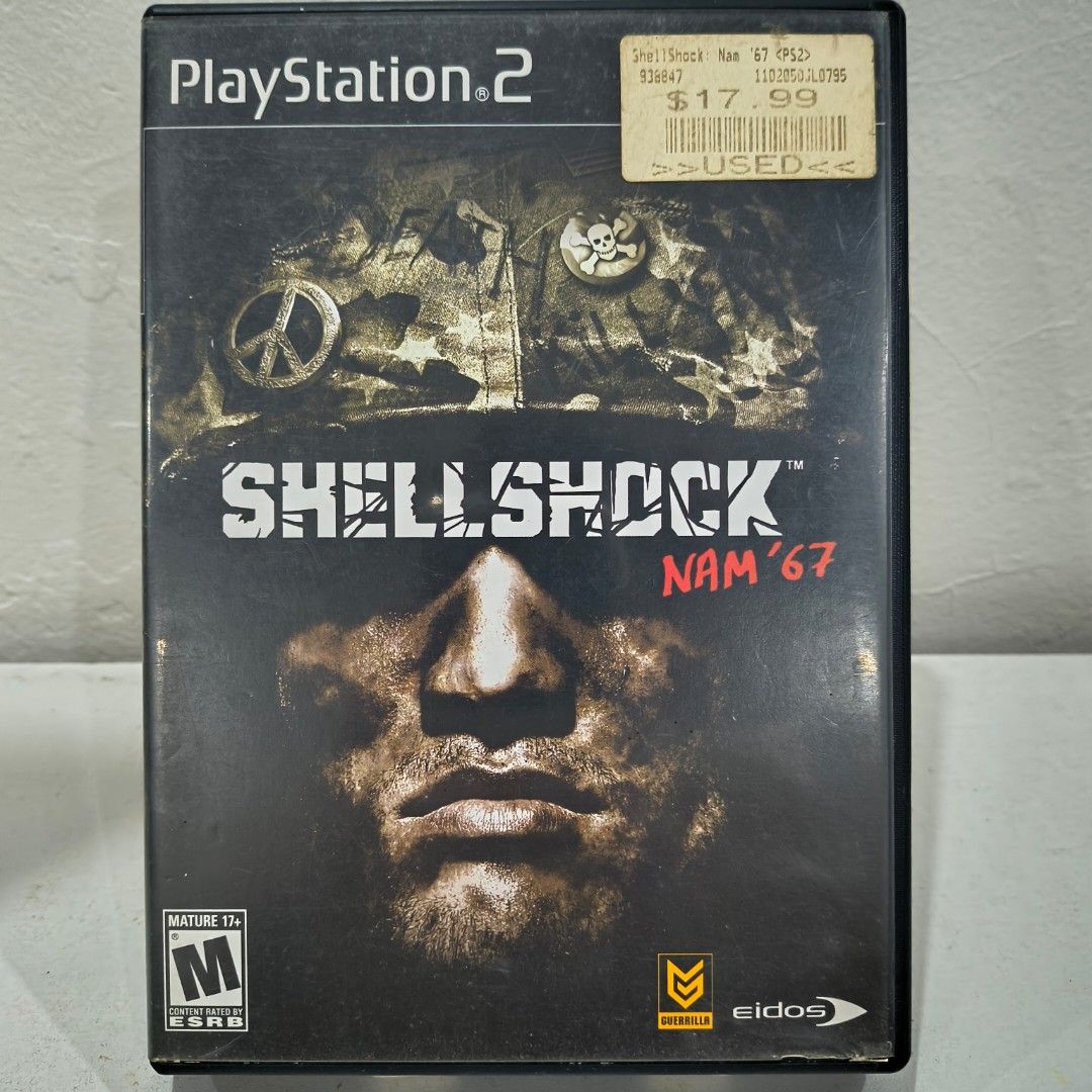 Shellshock Nam 67 for PS2 Complete with Manual (Category: PlayStation) located in Bangued. Submitted by mastershipper (Listing ID 1445158330, Image 1). Description: Shellshock Nam 67 PS2 for only ₱600 -Complete with Manual -NTSC U/C REGION -Tested & Working If you're interested in getting the game, just send a message Shipping can be made Nationwide thru LBC COP/COD or via J&T. For COD/COP Transactions, I'll ask for a small downpayment..