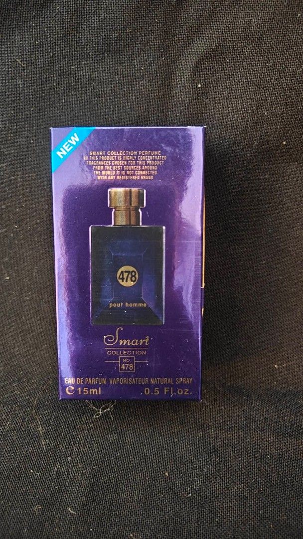 Smart Collection Perfume for Men - 5 Fragrances (Category: Fragrance & Deodorants) located in Marikina City. Submitted by carlinejame_522 (Listing ID 1445135646, Image 2). Description: 150 each - Bundle of 5 Smart Collection Perfumes for Men - Each bottle is 15ml (0.5 Fl.Oz) - Scents included: #124, #478, #100, #40, #508 - Type: Eau de Parfum, Natural Spray - All items are brand new.