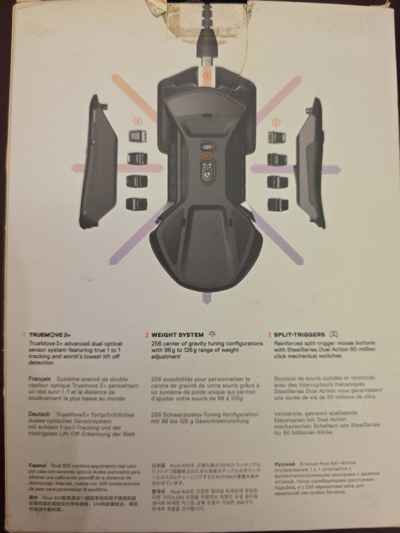 SteelSeries Rival 600 Gaming Mouse488387232411176963