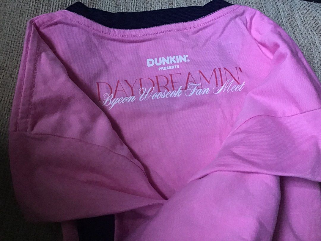 T Shirt Dunkin' Byeon Woo Seok (Category: Activewear) located in Manila. Submitted by carou35896 (Listing ID 1445085265, Image 2). Description: .