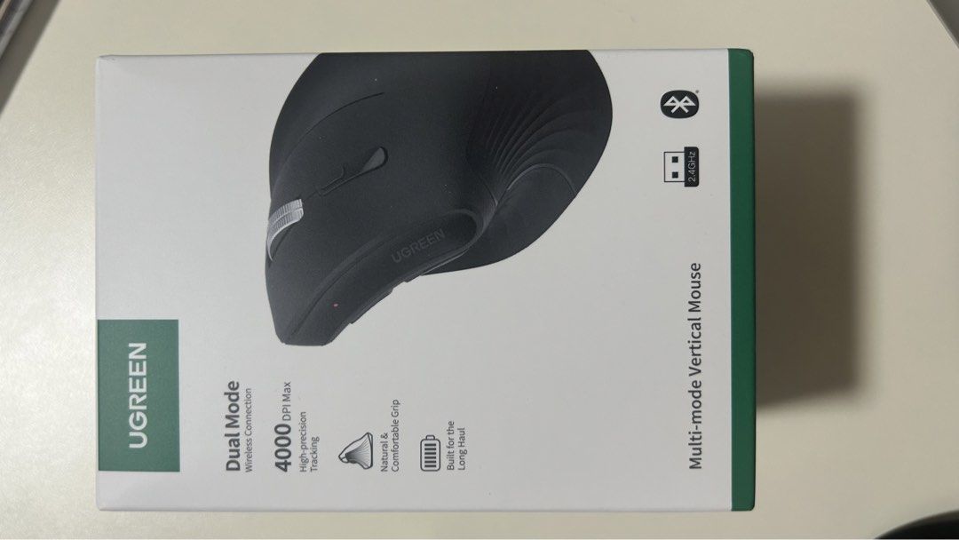 UGREEN Vertical Ergonomic Mouse Bluetooth 2.4G 4000DPI Wireless488612628803112962
