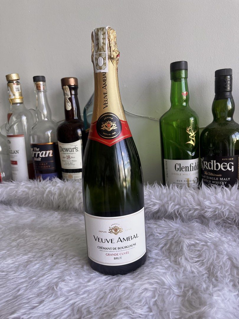 Veuve Ambal Wine (Category: Other Food & Drinks) located in Paranaque City. Submitted by lalalavae (Listing ID 1445069468, Image 1). Description: 750ml bottle of Veuve Ambal Grande Cuvée Crémant de Bourgogne Brut This French sparkling wine is produced in the Burgundy region using the traditional method and is commonly cited as a high-quality, more affordable alternative to Champagne..