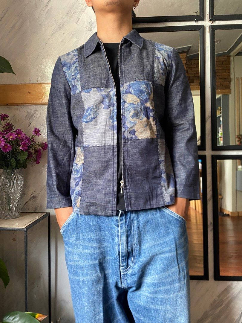 Vintage Morceberis Patched Work Jacket (Category: Coats, Jackets and Outerwear) located in Baguio. Submitted by archival.store (Listing ID 1445085427, Image 1). Description: Size tagged: Issue:none Width: 21.5 Length:24 Shoulder:16.5 Sleeve:21.