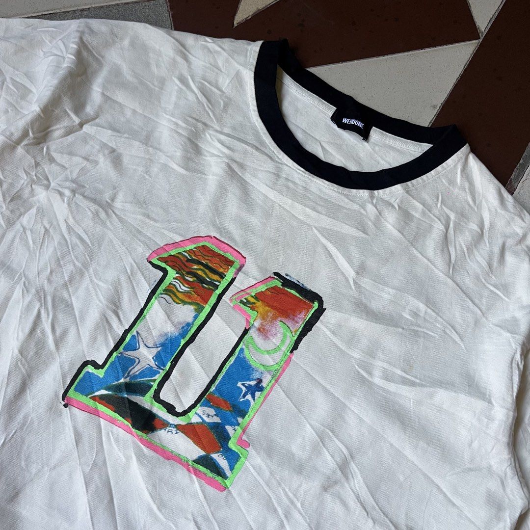 WE11DONE White "11" Graphic Ringer T-Shirt (Category: Tshirts & Polo Shirts ) located in San Fernando. Submitted by geramel07 (Listing ID 1445201819, Image 2). Description: WE11DONE White "11" Graphic Ringer T-Shirt - Dimes: 22/25 - Excellent Condition - Cr: 9.5/10 - Issue: needwash.