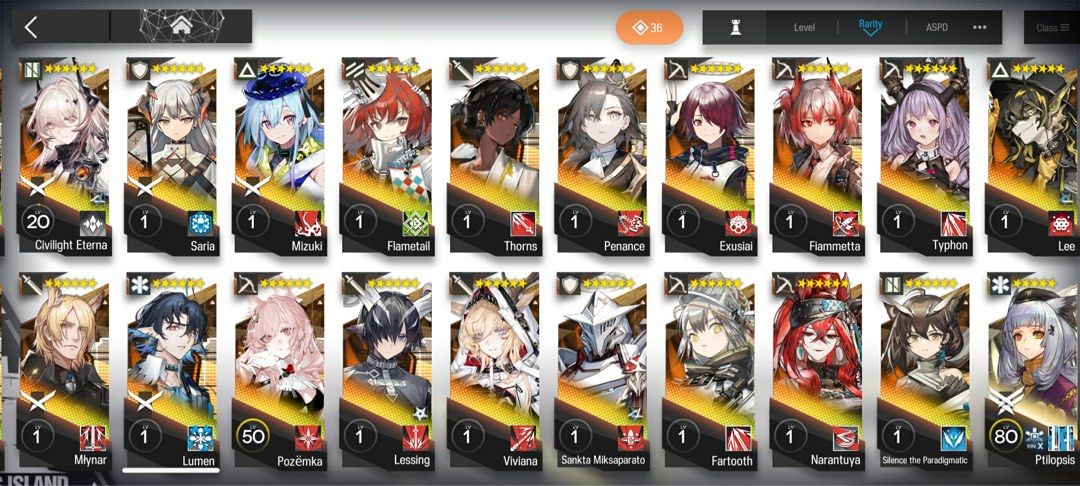 WTS ARKNIGHTS ACCOUNT 6 LIMITED (Category: Game Gift Cards & Accounts) located in Quezon City. Submitted by davinvano (Listing ID 1445152662, Image 3). Description: MOP: GCASH.