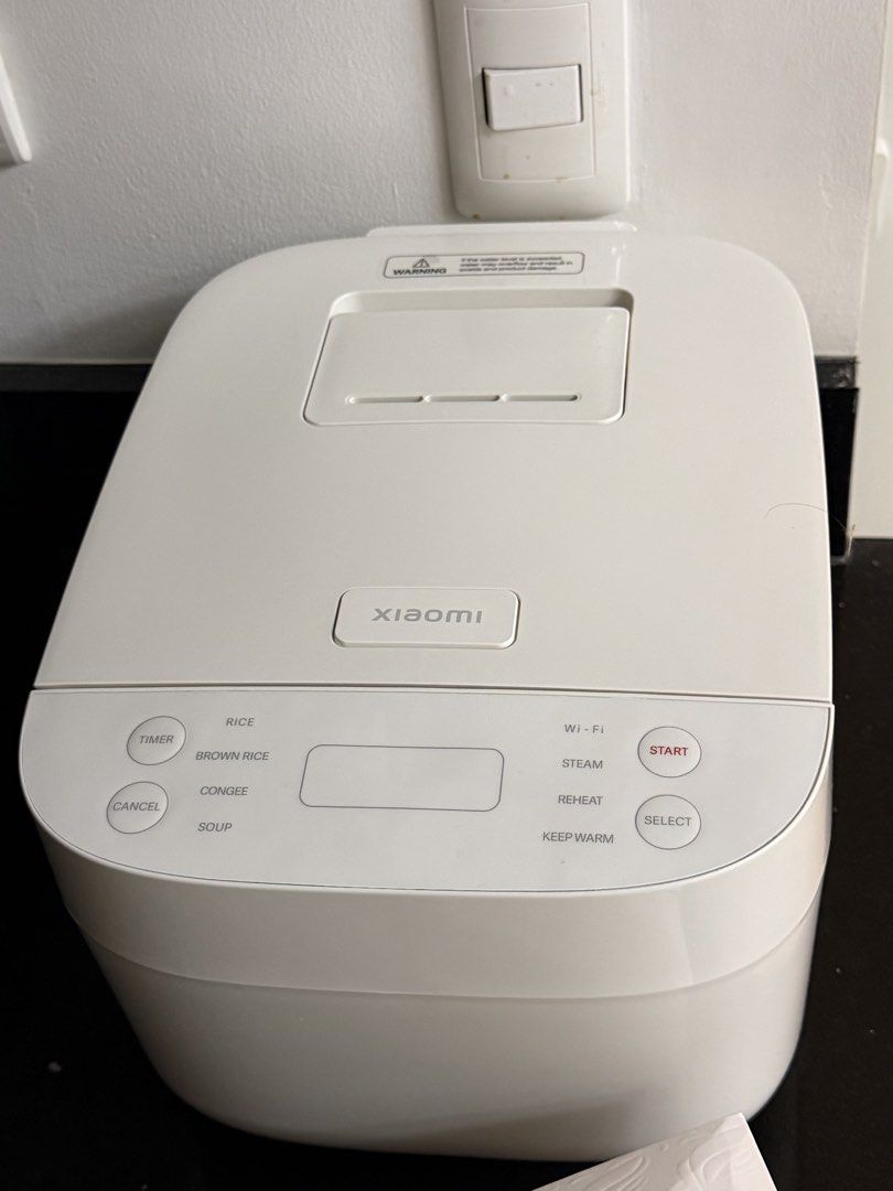 Xiaomi Smart Rice Cooker Wi-Fi (Category: Cookers) located in Quezon City. Submitted by naroman (Listing ID 1445181035, Image 1). Description: Brand new di pa na open - Smart Xiaomi Rice Cooker with Wi-Fi connectivity - Versatile cooking options: Rice, Brown Rice, Congee, Soup, Steam - Convenient features: Timer, Reheat, Keep Warm - Ideal for busy households RFS: Dalawa nabili ko .