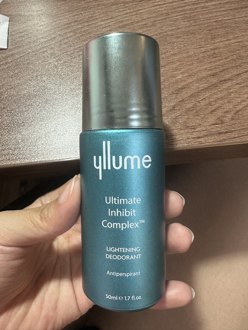 Yllume Ultimate Inhibit Complex Lightening Deodorant (Category: Fragrance & Deodorants) located in Plaridel. Submitted by juliaco08 (Listing ID 1445174646, Image 1). Description: - used for a week only since my dermatologist asked me to stop using deodorant - effective in lightening and evens out underarm skin tone. - Reduces armpit hair density and prominence in 4 weeks. - Contains Chelidonine extracts to inhibit hair growth. - Whitens skin with