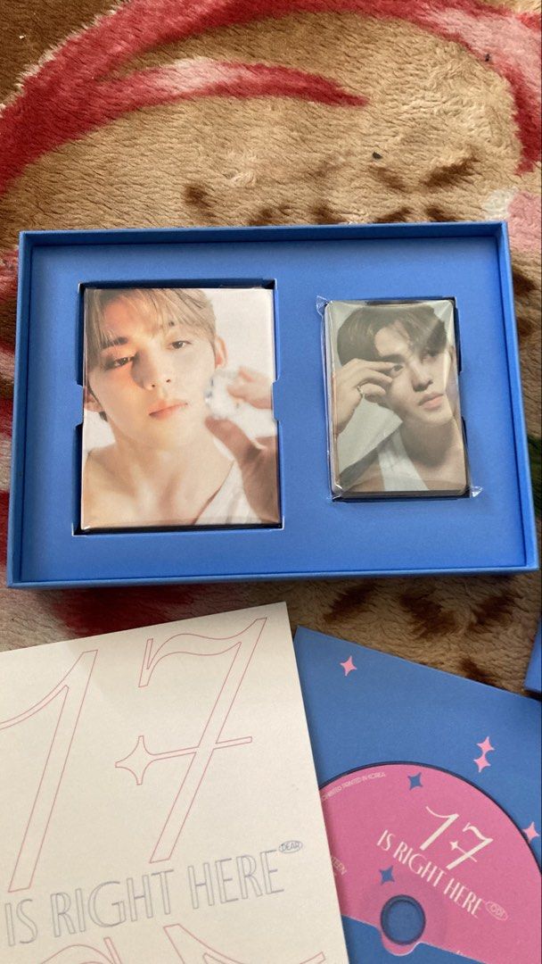 17 IS RIGHT HERE DEAR VER SCOUPS (Category: K-Wave Merchandise) located in Cavite. Submitted by mapionlyaccount (Listing ID 1445329505, Image 2). Description: Scoups dear ver Complete nrpcs and binder NO NRPCS included What tou see is what you get MOP: gcash or maya MOD: lalamove, lbc, or direct jnt.