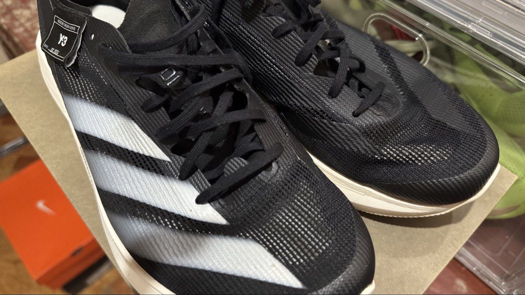 Adidas Y-3 Lightstrike Pro Running Shoes (Category: Sneakers) located in Cagayan de Oro. Submitted by valarmorghulis1997 (Listing ID 1445419071, Image 3). Description: - Black Adidas Y-3 running shoes - Features Lightstrike Pro sole - Continental rubber outsole for grip - Size: UK 8.5 / US 9 - Ready for your next run!.