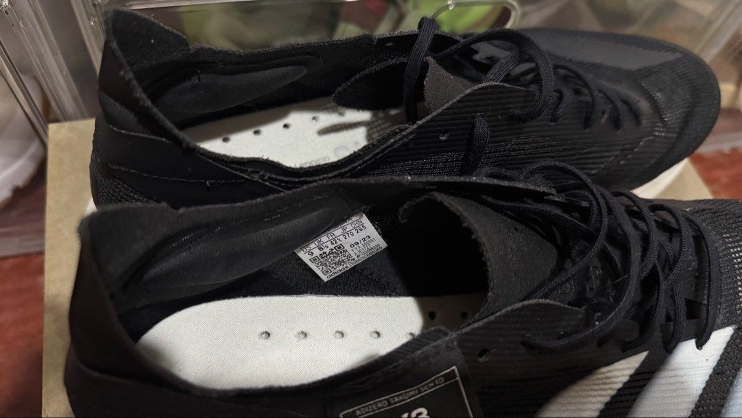 Adidas Y-3 Lightstrike Pro Running Shoes (Category: Sneakers) located in Cagayan de Oro. Submitted by valarmorghulis1997 (Listing ID 1445419071, Image 2). Description: - Black Adidas Y-3 running shoes - Features Lightstrike Pro sole - Continental rubber outsole for grip - Size: UK 8.5 / US 9 - Ready for your next run!.