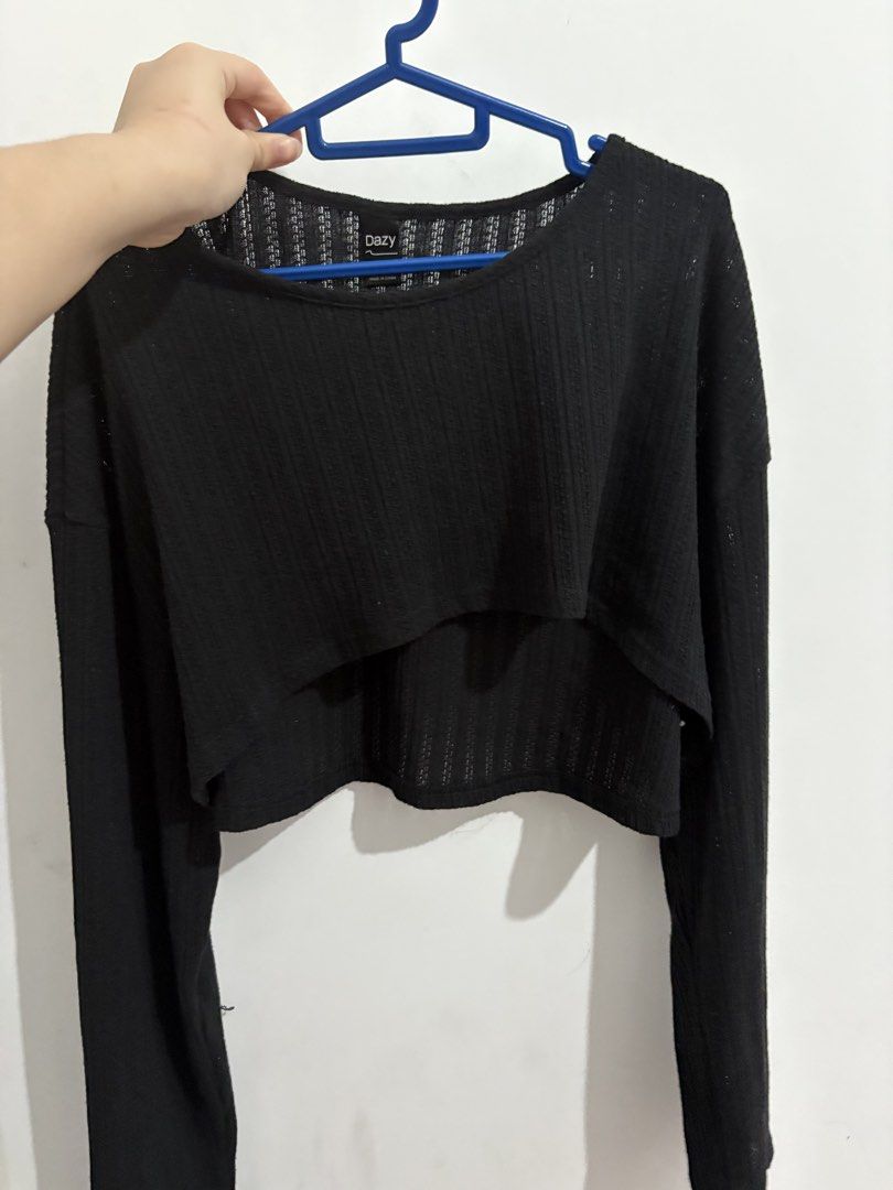 assorted tops (Category: Shirts) located in Singapore. Submitted by lovedby_z (Listing ID 1445397449, Image 2). Description: used long sleeves and short sleeves 1. black long sleeve cover up; from shein 2. white long sleeve; from h&m 3. pink short sleeve; from padini 4. black short sleeve; from padini $3 each! price negotiable if you buy more :) check out my other listings for more preloved clothes! mailing +$2 .