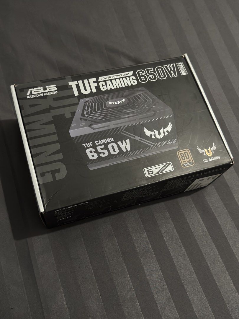 Asus tuf 650w bronze (Category: Computer Parts) located in Las Pinas. Submitted by emotionalswagge (Listing ID 1445380524, Image 2). Description: no issue unli test upon pick up Loc: Las piñas.
