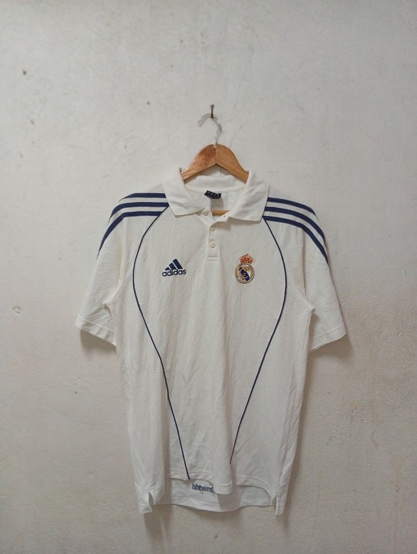 Authentic Vintage Adidas Real Madrid Polo (Category: Tshirts & Polo Shirts ) located in Manila. Submitted by jaylordfermilan (Listing ID 1445256153, Image 1). Description: Cr: 9.8/10 Dimes: 20x28 Excellent condition Need wash.