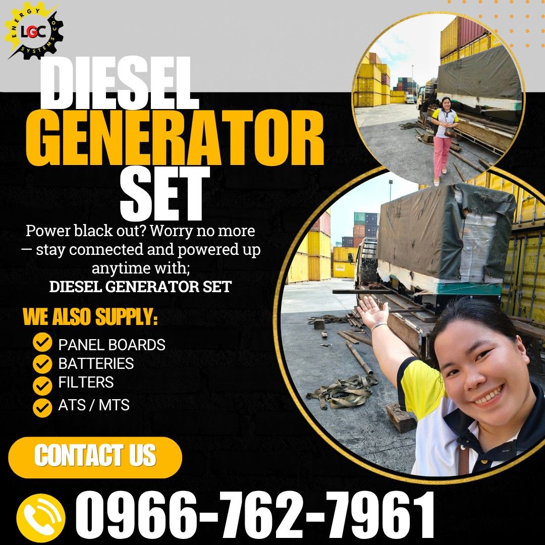 Brand New Cummins Diesel Generator (Category: Industrial Equipment) located in Manila. Submitted by annpowergenset_ph (Listing ID 1445317214, Image 1). Description: .