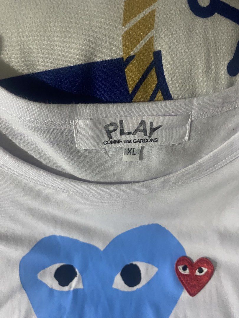 CDG Play Double-hearts (Category: Tshirts & Polo Shirts ) located in Manila. Submitted by kevinscloset (Listing ID 1445314394, Image 2). Description: pm for details.