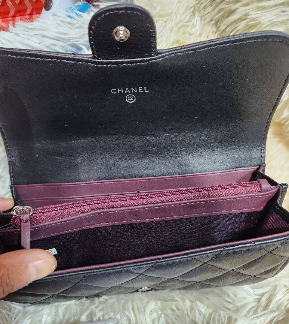 Chanel Wallet (Category: Luxury Bags & Wallets) located in Baguio. Submitted by luxuryitembags (Listing ID 1445235423, Image 3). Description: 2nd hand wallet (original) Lambskin Material In a good condition, no damage Inclusions: card only Negotiable price.