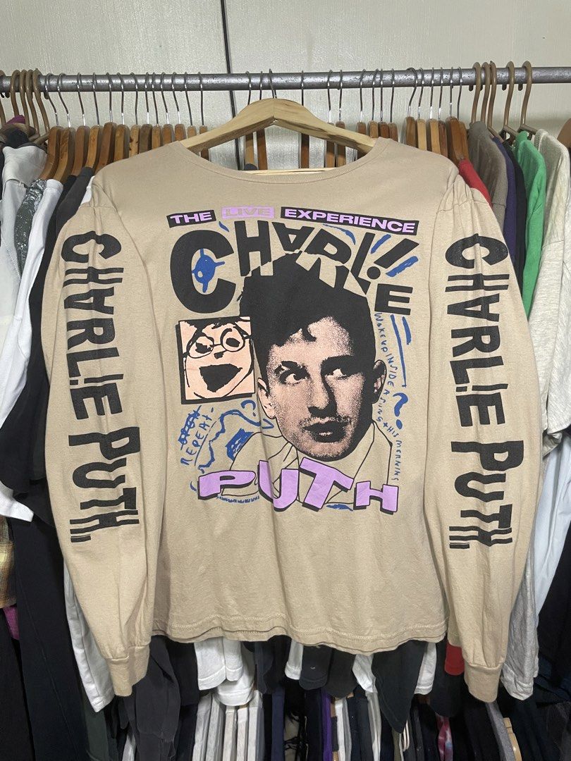 Charlie Puth tour 2023 longsleeve (Category: Tshirts & Polo Shirts ) located in Hermosa. Submitted by oddballs.vtg (Listing ID 1445352213, Image 1). Description: 21.5x27.