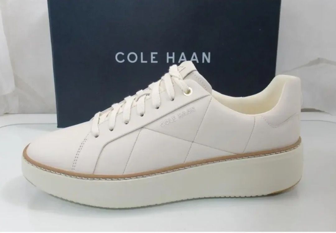 Cole Haan Ladies Sneakers (Category: Sneakers) located in Caloocan City. Submitted by hermes_evangelista (Listing ID 1445321776, Image 3). Description: GrandPro Topspin Sneaker Ivory Quilted TED Leather Original Price in PH Store: Php10,998.00.