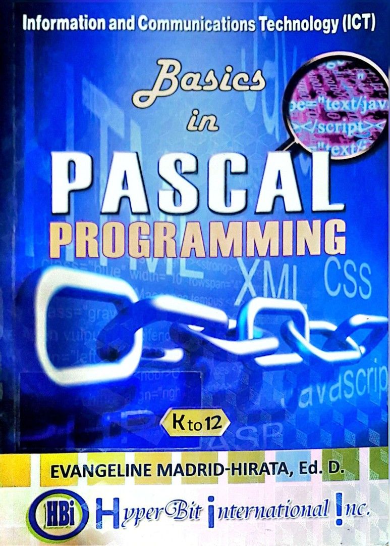 COMPUTER BOOKS K-12 Microsoft Access, Visual Basic, Pascal Programming Books (Category: Textbooks) located in Quezon City. Submitted by gnew024102 (Listing ID 1445381103, Image 3). Description: - Computer Programming Books by Evangeline Madrid-Hirata, Ed. D. - Titles include: Managing Database using Microsoft Access, Basic Object Oriented Programming with Microsoft Visual Basic 2008 & 2010 Express Edition, and Information and Communications Techn