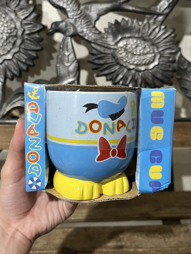 Disney Donald Duck 3D ceramic mug cup (Category: Coffee & Tea Tableware) located in Lucena. Submitted by aisanolshop (Listing ID 1445404301, Image 1). Description: Little dusty.