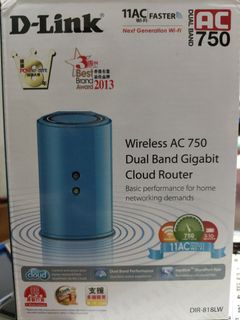 D-Link DIR-818LW Wireless AC750 Wireless Router502065730243143680