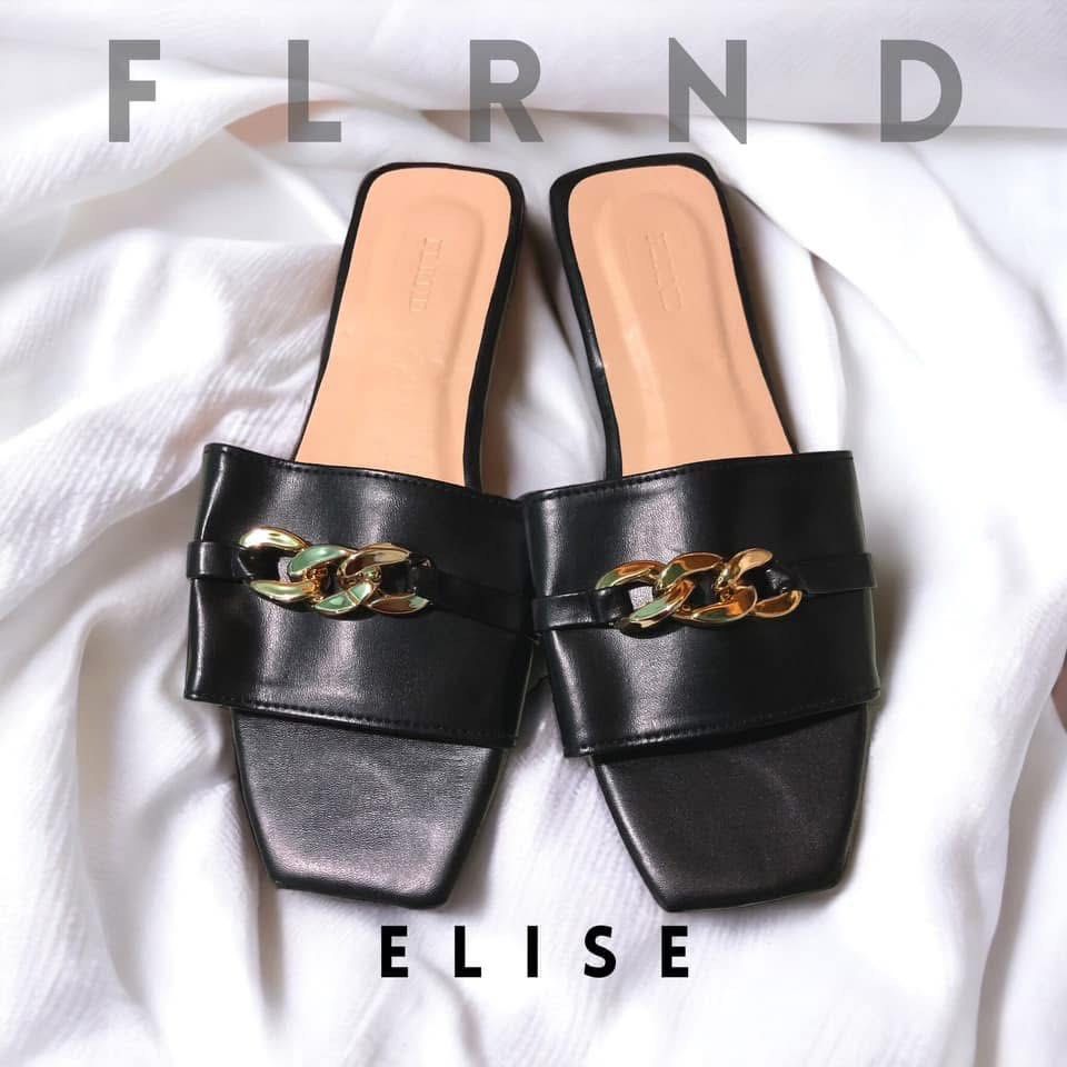 Chain Detail Square Toe Slides WITH BOX (Category: Flats & Sandals) located in Manila. Submitted by xomatchacollection (Listing ID 1445406707, Image 2). Description: - Chic square-toe slides - Features a stylish gold chain detail on the strap - Available in versatile nude and black colors - Easy slip-on design for convenience - Perfect for dressing up or down, from casual to dressy occasions.