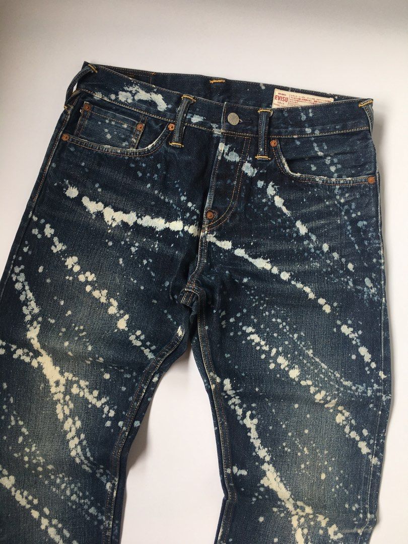 Evisu Jeans Distressed Paint Splatter Seagull Logo (Category: Jeans) located in Dasmarinas. Submitted by justhrift.ph (Listing ID 1445300576, Image 3). Description: EVISU JEANS DISTRESSED PAINT SPLATTER SEAGULL LOGO CONDITION 10/10 COLOR RATE 10/10 DIMES:W32 L45 LEG OPENING 11 THIGH:7.5 NO ISSUE PRICE:1500+SF 📍PAYMENT FIRST ❌NO COD / NO COP 🚚J&T EXPRESS DELIVERY 🚩LOC.DASMARIÑAS CAVITE PM/DM📩📩📩.