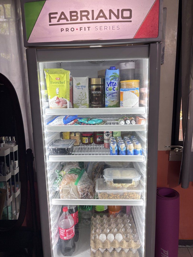 Fabriano Pro-Fit Series Commercial Refrigerator (Category: Refrigerators and Freezers) located in San Mateo. Submitted by roxiieeee (Listing ID 1445256170, Image 3). Description: - Fabriano Pro-Fit Series refrigerator - Ideal for storing drinks and food items - Multiple shelves for organized storage - Interior lighting included - In good working condition - Reason for selling: Upgrading kitchen appliances -Good for business -2yrs old -Slightly ne