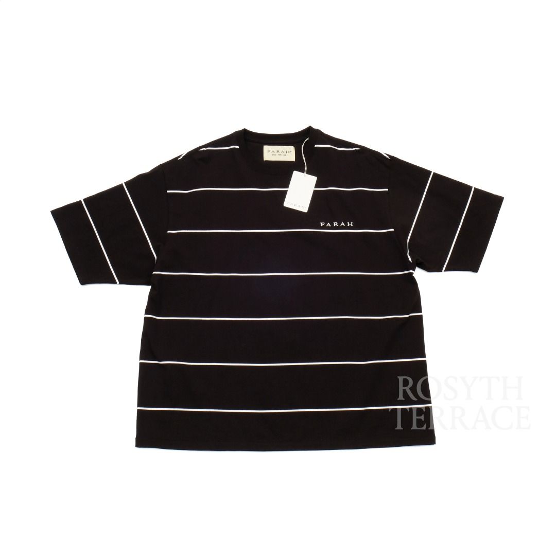 wake sapporo Farah striped tシャツ　ネイビー　XL wake sapporo Farah striped tシャツ ネイビー XL FARAH