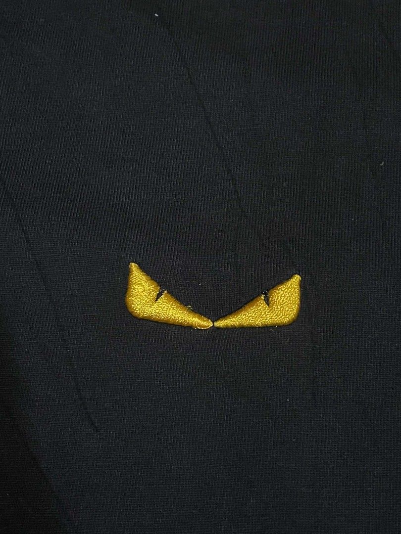 FENDI YELLOW EYES SHIRT (Category: Tshirts & Polo Shirts ) located in Manila. Submitted by ukay_bae (Listing ID 1445416129, Image 2). Description: FENDI YELLOW EYES SHIRT ⬛EXCELLENT CONDITION ⬛WIDTH&LENGTH 20X25 ⬛EMBROID EYE DESIGN.