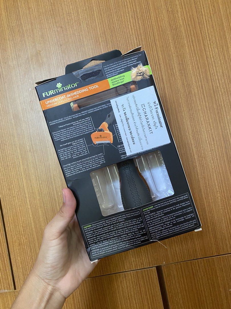 FURMINATOR Undercoat Deshedding Tool (Category: Health & Grooming) located in Taguig. Submitted by lrnlcd (Listing ID 1445387733, Image 3). Description: FURMINATOR Undercoat Deshedding Tool Bought for 2040 THB (approximately ₱3700+) Selling for only ₱2,600 📍Upper Antipolo.