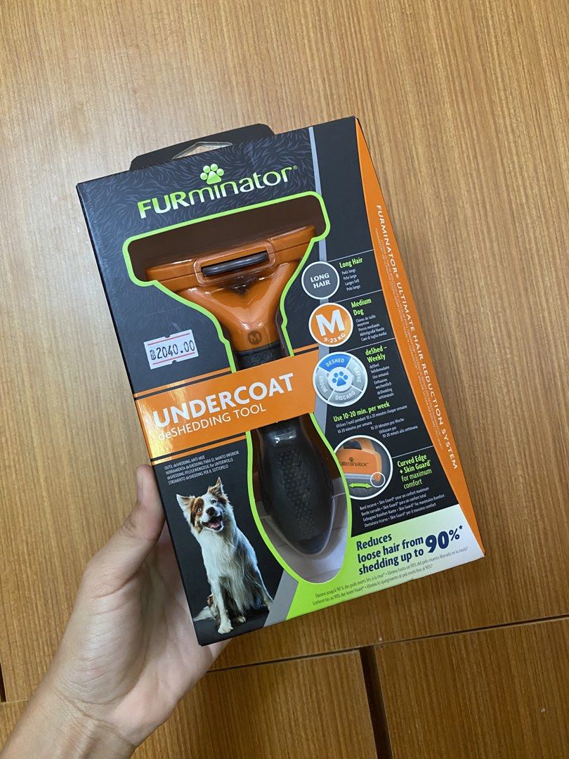 FURMINATOR Undercoat Deshedding Tool (Category: Health & Grooming) located in Taguig. Submitted by lrnlcd (Listing ID 1445387733, Image 1). Description: FURMINATOR Undercoat Deshedding Tool Bought for 2040 THB (approximately ₱3700+) Selling for only ₱2,600 📍Upper Antipolo.