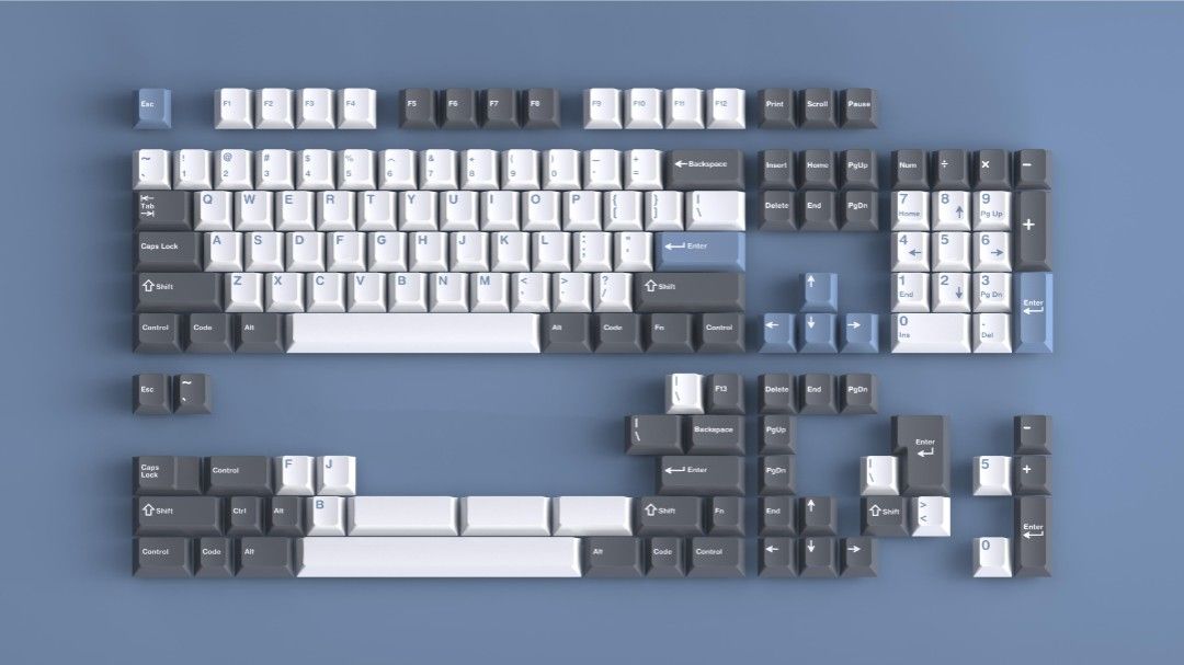 GMK Clones (Category: Computer Keyboard) located in Quezon City. Submitted by fluffymoose0424 (Listing ID 1208672679, Image 1). Description: 129 pcs gmk arctic clone - 1000.