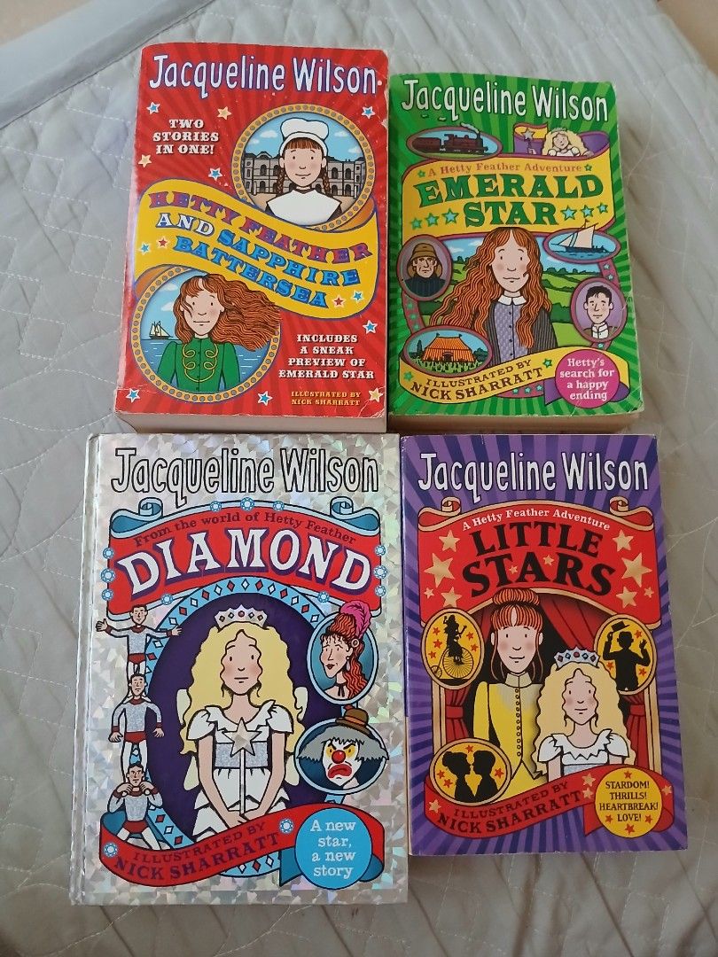 Children's books | David Walliams & Jacqueline Wilson (Category: Children's Books) located in Puerto Princesa. Submitted by enjeruru (Listing ID 1442446025, Image 2). Description: RFS: Decluttering books to free up bookshelves. DM me for book condition. ₱80 each ✅️Emerald Star ✅️Little Stars ✅️Hetty Feather and Sapphire Battersea ✅️Diamond (HB) ₱120 ❌️The boy in the dress (SOLD) ❌️Mr Stink (SOLD) ❌️ Ratburger (SOLD) ✅️ Billionaire Boy ✅️Gangsta g