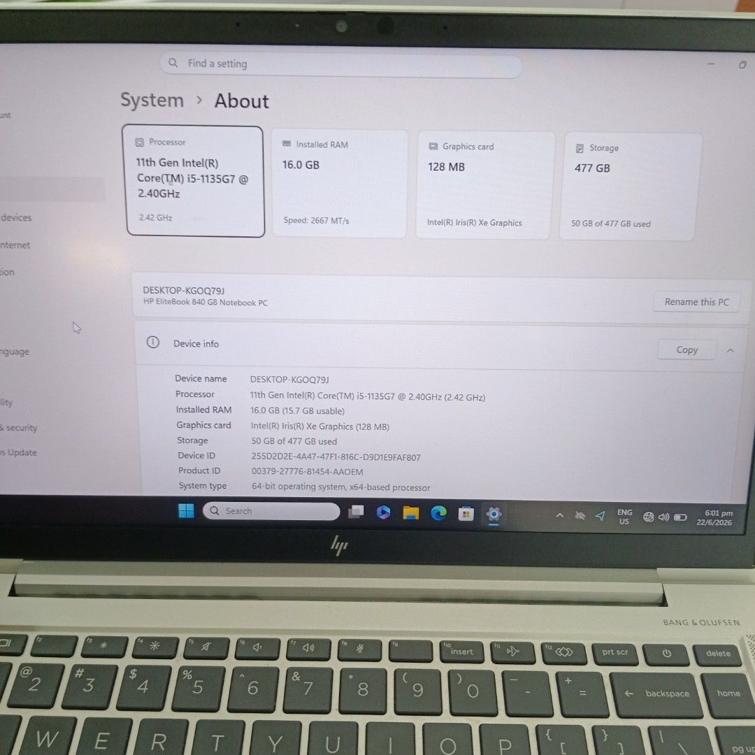 HP Elitebook core i5490336388425328644