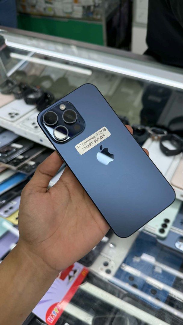 Iphone 15 Pro Max 512gb 99% bh smartlocked NTC (Category: iPhone 15 Series) located in San Juan City. Submitted by javedsgadgetshop (Listing ID 1445255959, Image 2). Description: INSTALLMENT OPTIONS : SPAY LATER / GGIVES / CREDIT CARD / SKYRO / HOMECREDIT (BRANDNEW) WE BUY AND SELL SO PWEDE MAGBINTA OR SWAP ! Quick Specs : 💵 Iphone 15promax •512gb •NTC Variant •99% batt health •Smartlocked •95% Smoothness •No hidden issue | No Repaired •100% Aut
