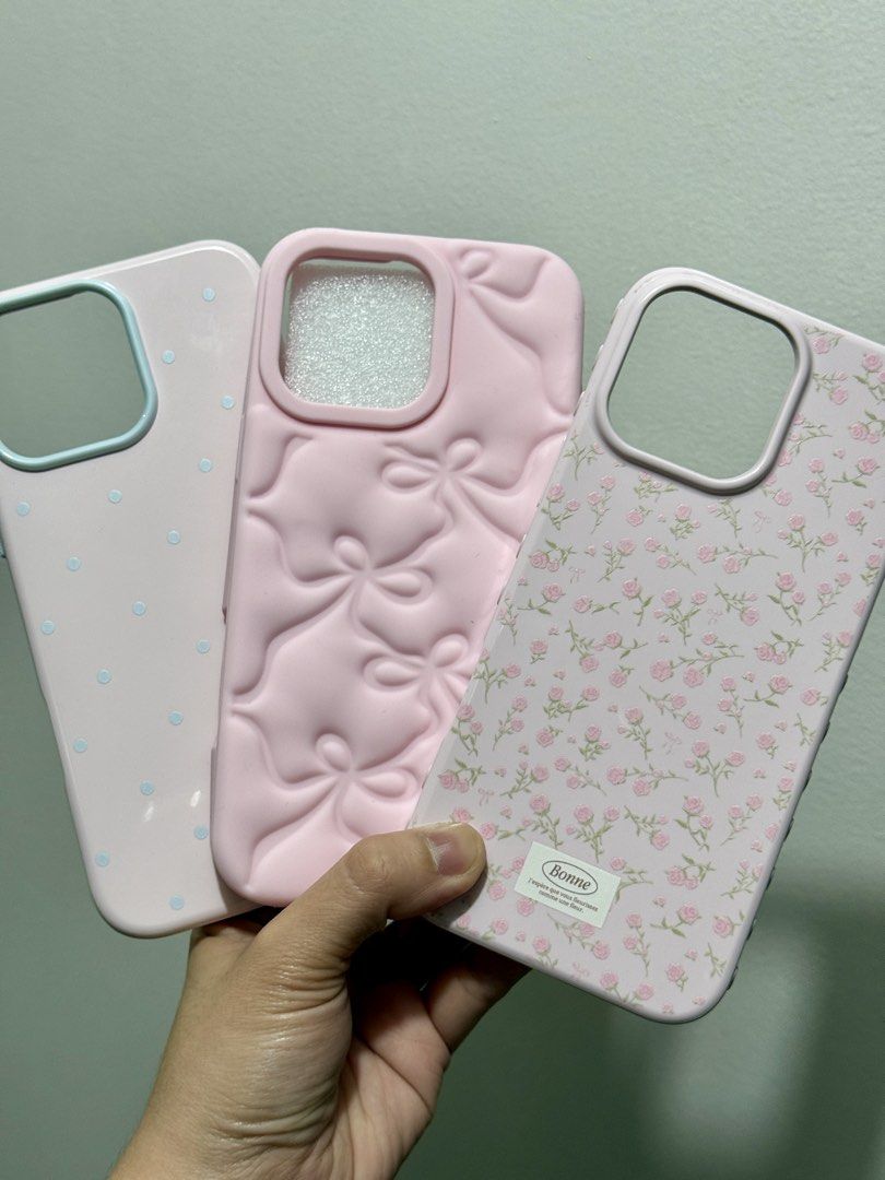 Iphone 16 Pro Max Case - Bundle of 4 (Category: Cases & Sleeves) located in Pasig City. Submitted by sasha_0121 (Listing ID 1445373425, Image 2). Description: Iphone 16 promax Bundle of 4! LAST PRICE POSTED! Unused case (No brands) Need ko na mag declutter Pls lang sobrang mura na nya for 4pcs and new and almost new. if walang budget this post is not for you. Thank u!.