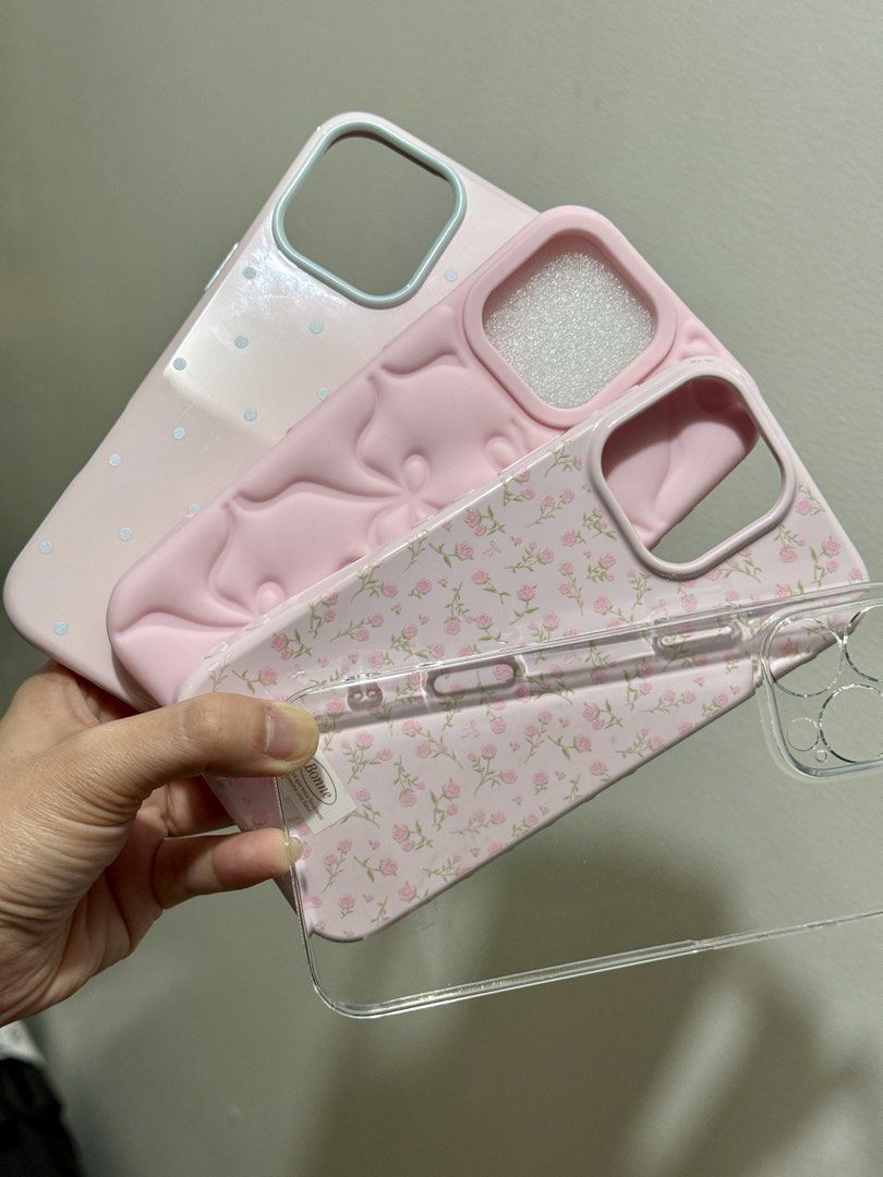 Iphone 16 Pro Max Case - Bundle of 4 (Category: Cases & Sleeves) located in Pasig City. Submitted by sasha_0121 (Listing ID 1445373425, Image 1). Description: Iphone 16 promax Bundle of 4! LAST PRICE POSTED! Unused case (No brands) Need ko na mag declutter Pls lang sobrang mura na nya for 4pcs and new and almost new. if walang budget this post is not for you. Thank u!.