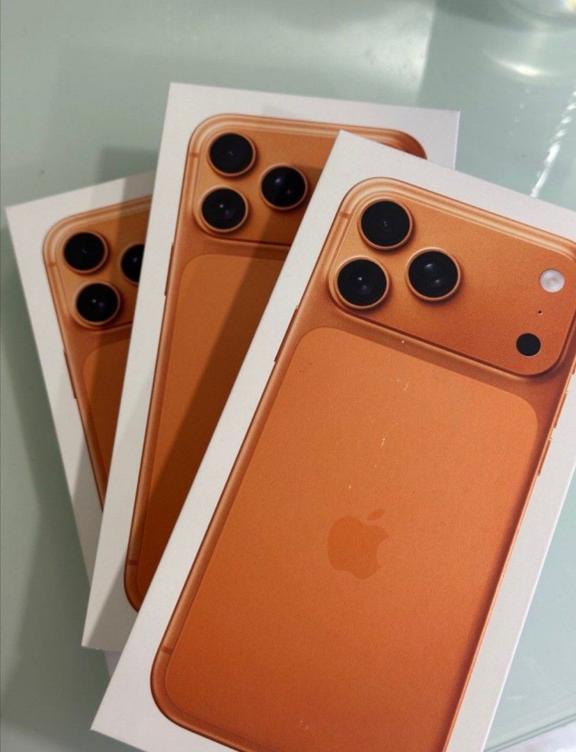 iPhone 17 Pro Max 256GB (Brand New Sealed) (Category: iPhone 17 Series) located in Arayat. Submitted by miss_laika (Listing ID 1445411361, Image 3). Description: For Sale or For Swap (iPhone only) iPhone 17 Pro Max 256 GB (BRAND NEW SEALED) NTC Sealed. Local Variant Factory Unlocked Brand New Sealed. Not Activated 1 year Apple Warranty to any Service Center. Available Color: Cosmic Orange and Silver Limited offer: Free Tempered Glass and Case Pri