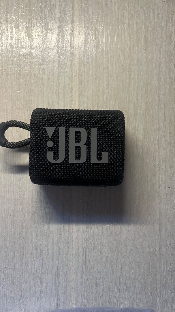 JBL GO 3 (Category: Soundbars, Speakers & Amplifiers) located in Lipa City. Submitted by declutterstuff123 (Listing ID 1445393181, Image 1). Description: Authentic JBL GO 3 Fully functioning, no issues Barely used for 3 months. I mainly use my airpods now. ⭕️Everything Must Go! ⭕️Grouped items are for TAKE ALL. No individual selling. ⭕️All items sold as is basis. Manage expectations. No return, no exchange. ⭕️ALL pictures are provided in the post